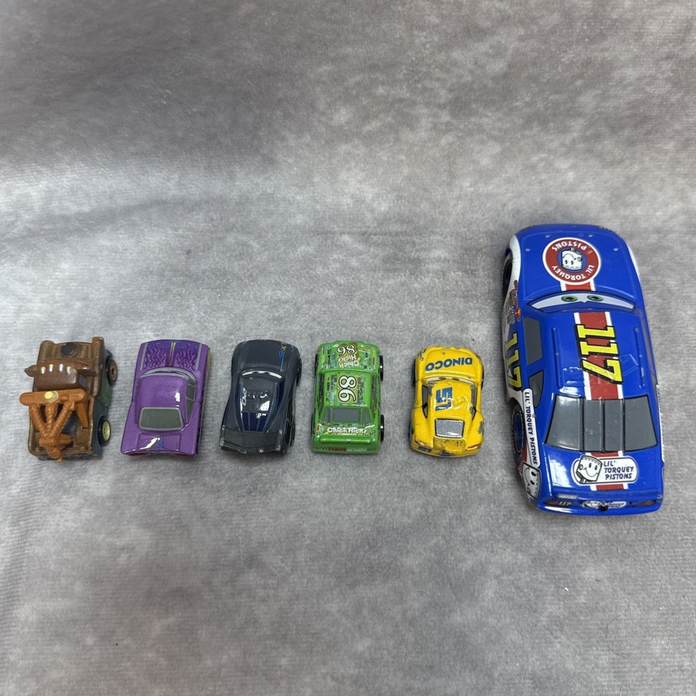Disney Pixar Cars Mini Racers Lot Mater Ramone Cruz XRSJackson Hicks Lil Torquey - Picture 10 of 12